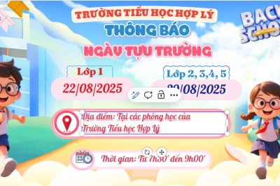 LỊCH TỰU TRƯỜNG NĂM HỌC 2025-2026