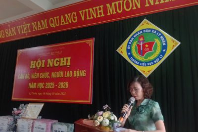 HỘI NGHỊ CÔNG CHỨC, VIÊN CHỨC, NGƯỜI LAO ĐỘNG NĂM HỌC 2025-2026