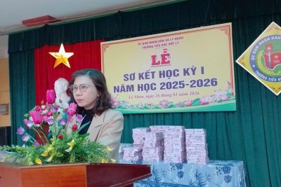LỄ SƠ KẾT HỌC KỲ I NĂM HỌC 2025-2026