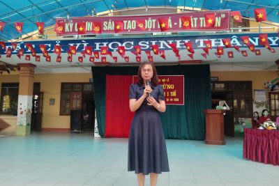 CHÀO ĐÓN CÁC BÉ MẦM NON 5 TUỔI ĐẾN THAM QUAN TRƯỜNG TIỂU HỌC HỢP LÝ